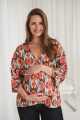 Bluzka ciążowa i do karmienia Bahama Mama w print Boho