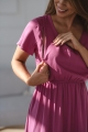 Sukienka ciążowa Lovely Dress midi indyjski róż