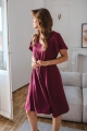 Jagodowa sukienka do karmienia piersią milk and love