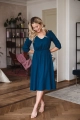 Sukienka ciążowa i do karmienia Lovely Dress Midi rękaw 3/4 poseidon