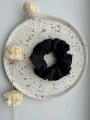 gumka do włosów scrunchie czarna