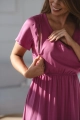 Sukienka ciążowa Lovely Dress midi indyjski róż