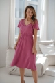 Sukienka elegancka Lovely Dress midi róż