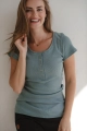 Patynowa bluzka do karmienia z krótkim rękawem
