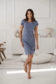 Sukienka do karmienia Milky Dress błękitna krótki rękaw