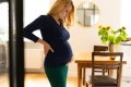 Spódnica ciążowa Tummy z dzianiny w prążki butelkowa zieleń