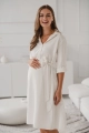 Elegancka sukienka ciążowa biała