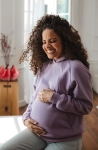 Bluza ciążowa i do karmienia Motherhood oversize quiet violet