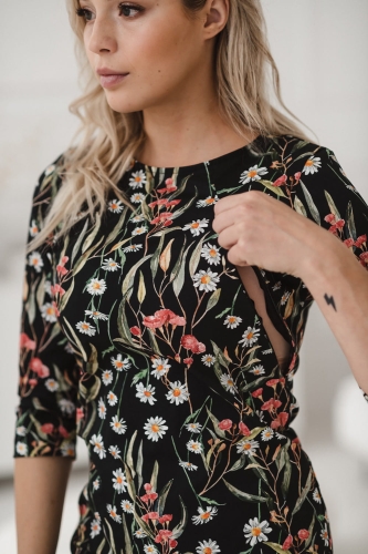 Elegancka sukienka do karmienia na święta