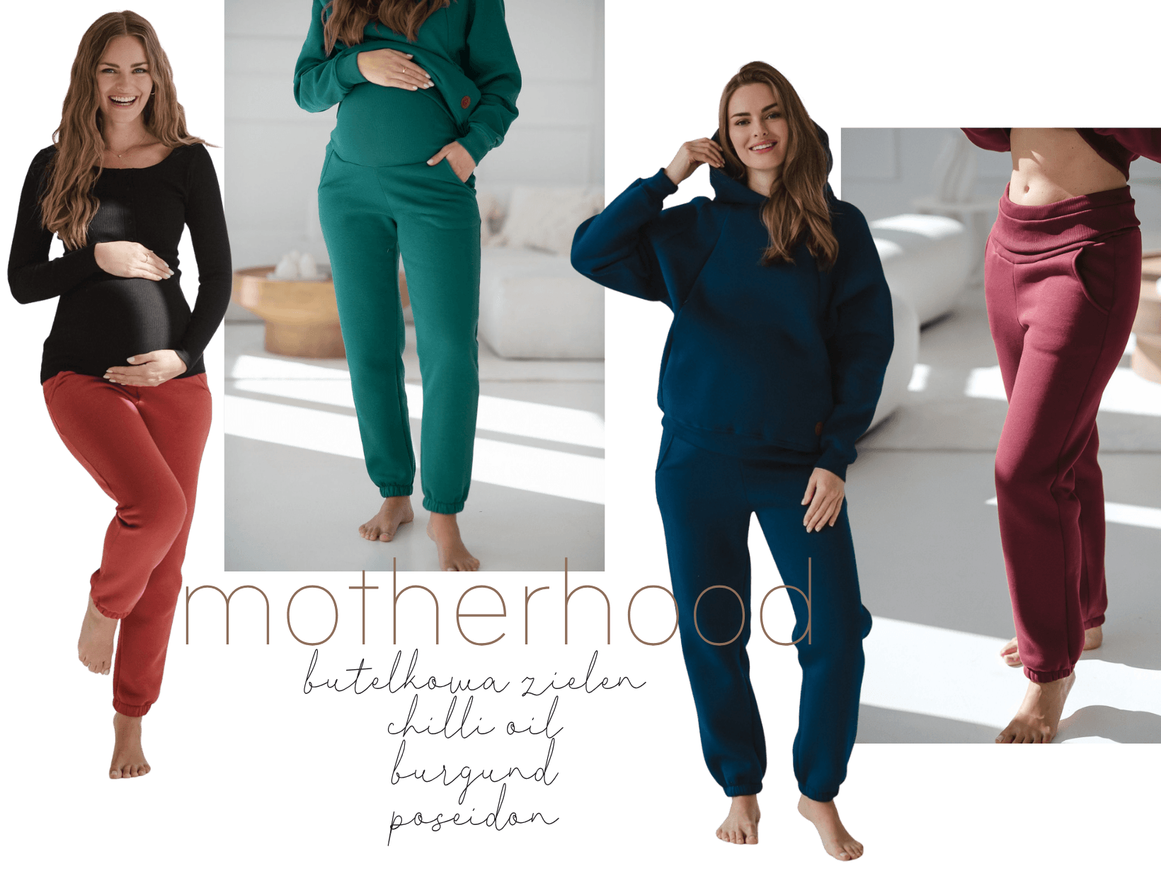 Dresy ciążowe Motherhood milk & love – dostępne kolory