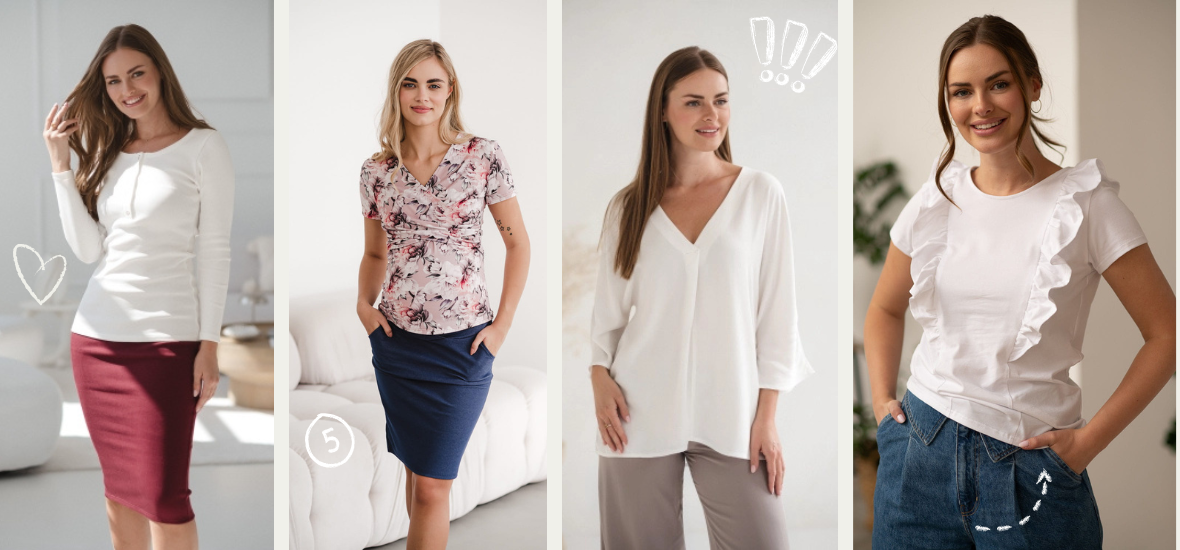 Back to School w ciąży i przy piersi: 4 gotowe stylizacje na 1 września [Lookbook Express]