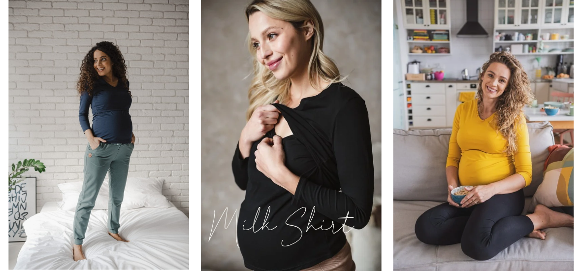 Bluzka Milk Shirt z rękawem 7/8 – lookbook: 7 kolorów na jesień